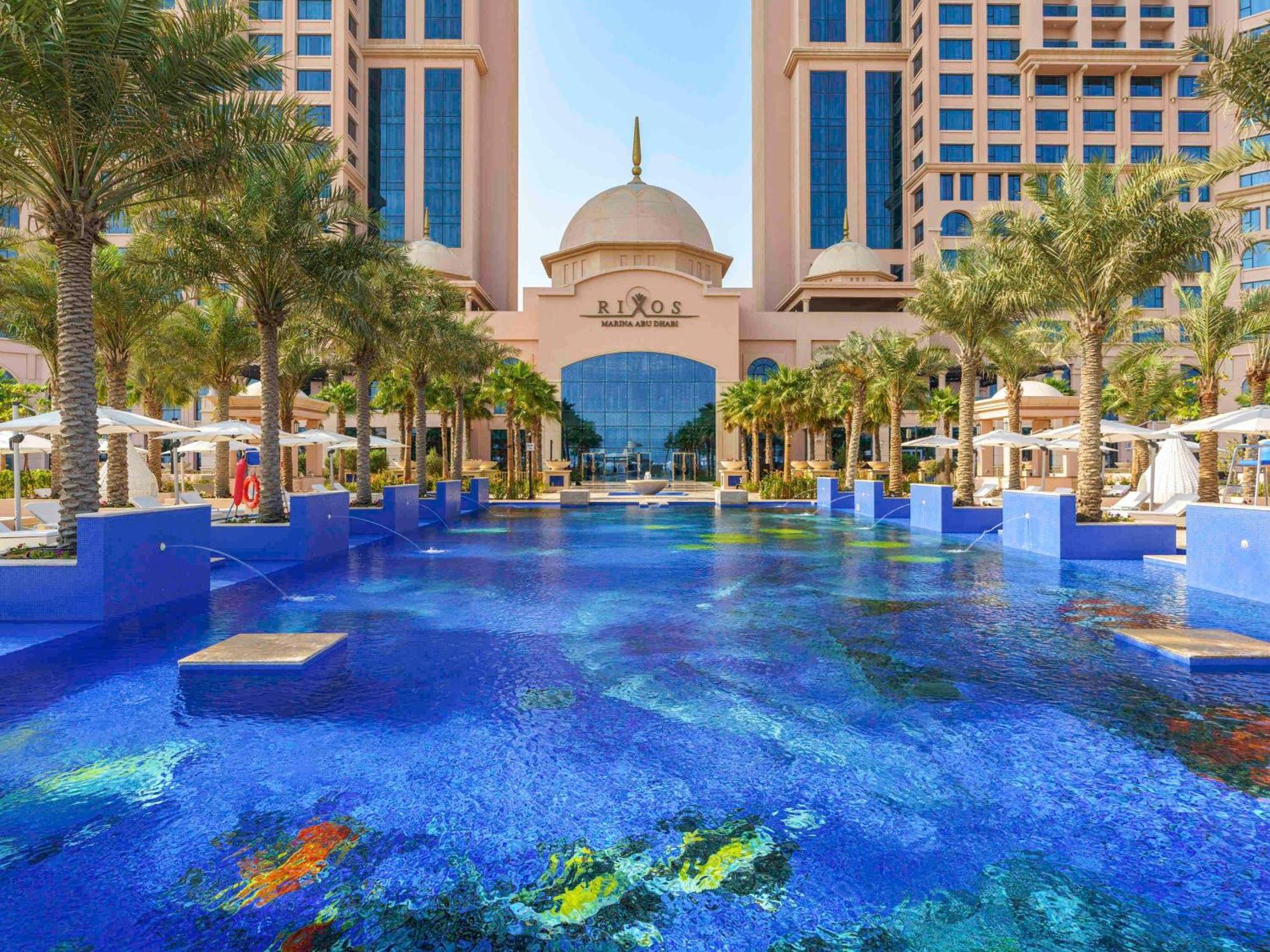 Rixos Marina Abu Dhabi Hotell Exteriör bild